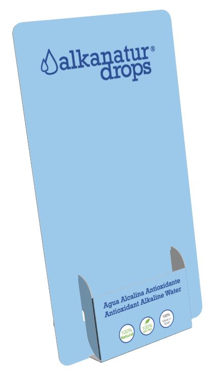 Portafolletos de carton automontable, para folletos DIN A4.